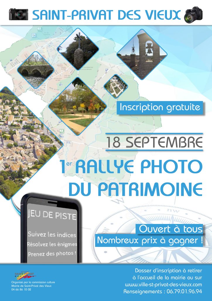 Rallye photo une expérience ludique à vivre en famille Commune de SaintPrivat des Vieux